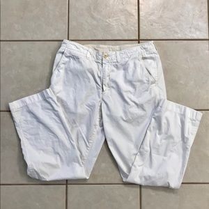 J. Crew white chinos, 100% cotton. Very Nice!